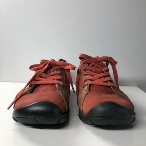 Keen Presidio Red Lace Up Sneakers Size 6 - Picture 3 of 12